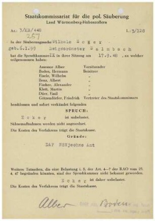 Ecker, Wilhelm