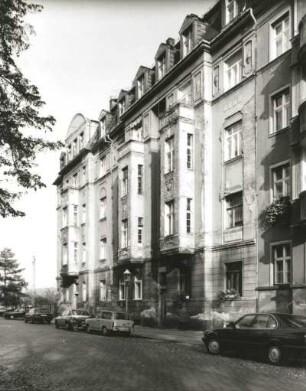 Dresden-Neustadt, Pestalozziplatz 18/16. Wohnhäuser (um 1910)
