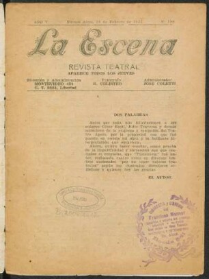 Pasionaria : boceto dramático en un acto y dos cuadros