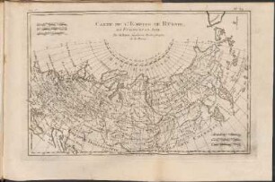 Carte De L'Empire De Russie, En Europe Et En Asie