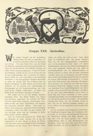 Gruppe XXII. Gartenbau