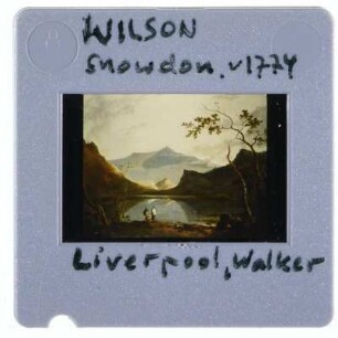 Wilson, Snowdon von Llyn Nantlle