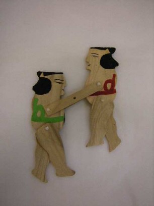Sumô-Ringer-Figur 板角力 Itazumô