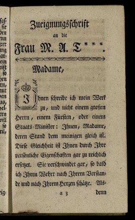 Zueignungsschrift.