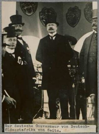 Der deutsche Gouverneur von Deutsch-Südwestafrika, von Seitz