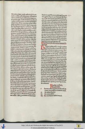 Epistola sancti bernardi in Sermones sequentem