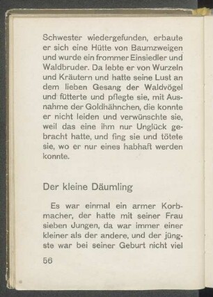 Der kleine Däumling