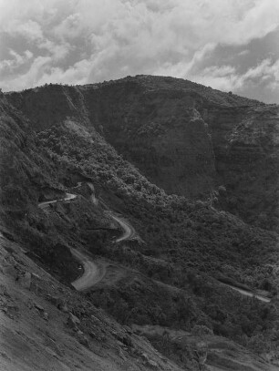 Bergstraße : Bergstraße im Simien Gebirge in Richtung Debark