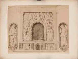 Oratorio della Misericordia, Montepulciano Altar: Ansicht Altar mit Madonnengemälde
