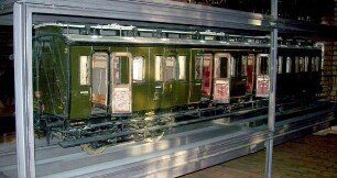 Abteilwagen 1./2. Klasse "Cassel 35", nach Musterblatt M Ib1, vierachsig, Modell 1:5