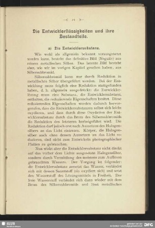 Die Entwicklung und ihre Bestandteile