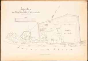 Hafen-Bauhof, Swinemünde: Lageplan 1:1000