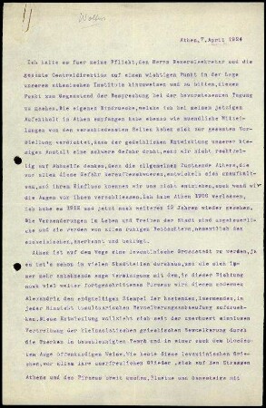 P. Wolters an DAI ZD