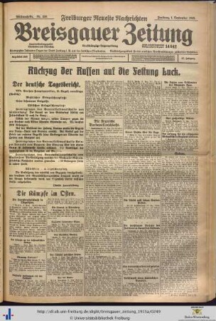Nr. 238-267 (September 1915)