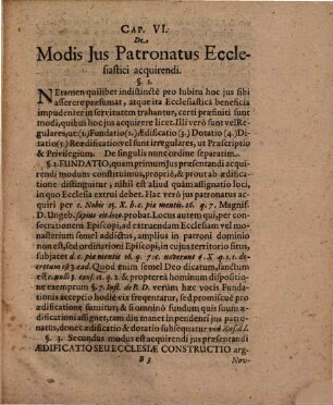 Discursus Juridicus De Jure Patronatus Ecclesiastici von Pfarrlehn