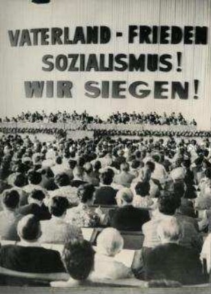 Nationalkongress der Nationalen Front 1962 in Berlin