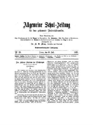 Des Lehrers Studium der Phsychologie : (Fortsetzung)