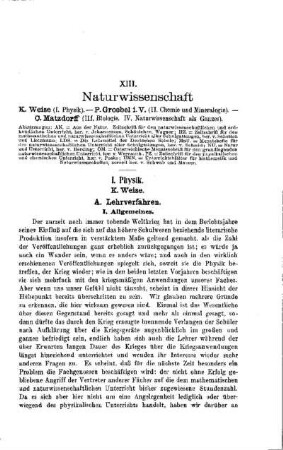 Naturwissenschaft