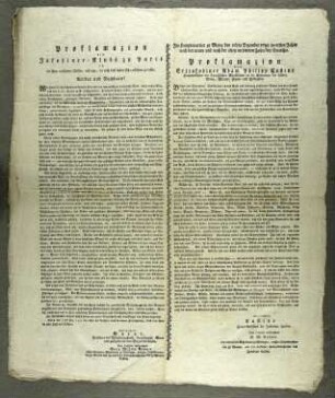 Bekanntmachung des Dekretes des National-Konvents, das die Aufhebung der Feudalherrschaft beschließt. Aufforderung an die provisorische Administration, Wahlen gemäß den Dekreten der konstituierenden Nationalversammlung festzulegen. - Proklamation