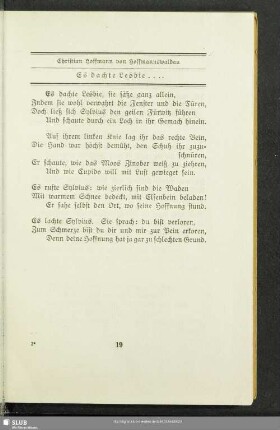 Christian Hoffmann von Hoffmannswaldau