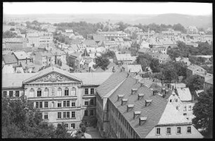Mittweida. Blick auf Mittweida nach Osten