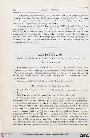 2: Acte de fondation d'une chapelle à Bast dans la ville de Bubastis l'an 32 du roi Amasis, [1]