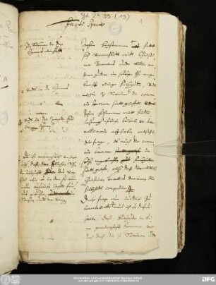 [Faszikel 19] [(Konzept) Rechtsgutachten von 1666]