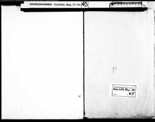 Protokolle des Appellationshofes (Zivilsenat)