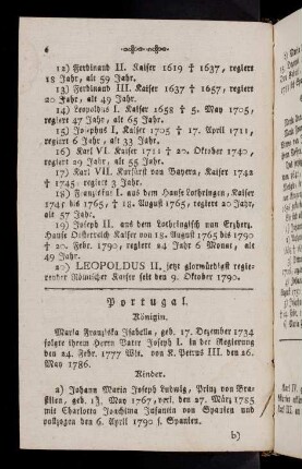 6-12, Portugal; Spanien; Frankreich