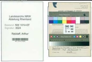Entnazifizierung Arthur Retzlaff , geb. 06.02.1893 (Bauingenieur)