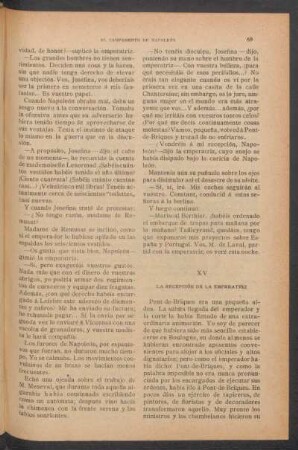 XV - La recepción de la emperatriz