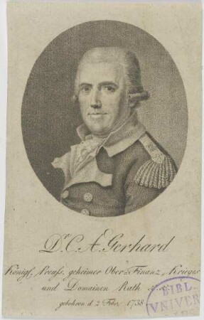 Bildnis des C. A. Gerhard