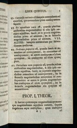 5-34, Prop. I. Theor. - Prop. XXV. Theor.