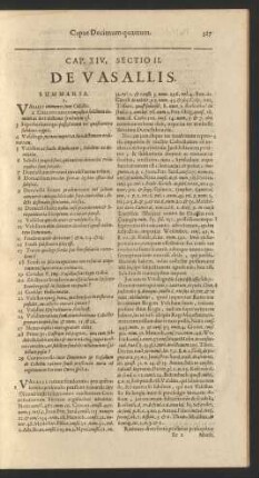 Sectio II. De Vasallis.
