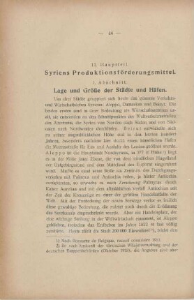 II. Hauptteil. Syriens Produktionsförderungsmittel