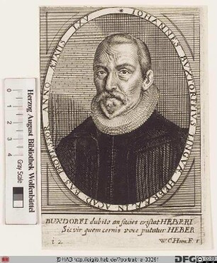 Bildnis Johann Buxtorf d. Ä.