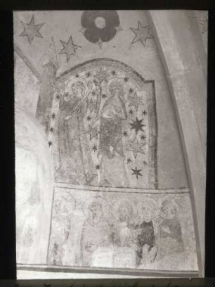 Kirche, Wandbilder im Chor