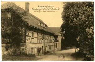 Hintergersdorf. Talmühle