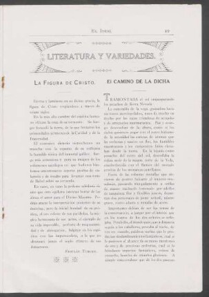 El camino de la dicha