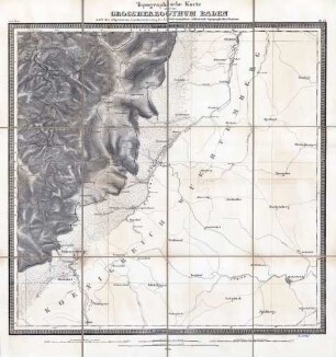 Topographische Karte über das Großherzogthum Baden. Sect.VII.4., Bl. 25 Forbach