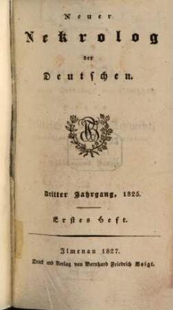 Neuer Nekrolog der Deutschen. 3,1. 1825 (1827)