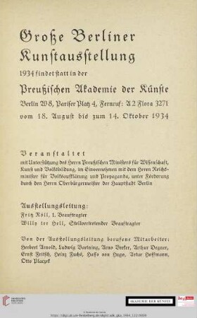 Große Berliner Kunstausstellung