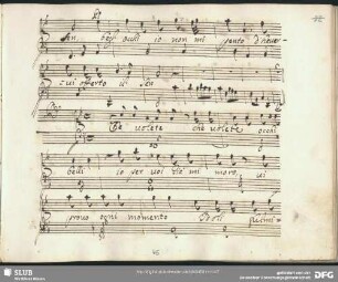 Recitativo: Che volete occhi belli