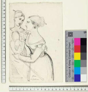 Gelsomina und Ghecca am Brunnen