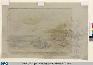 Landschaft mit Schafen