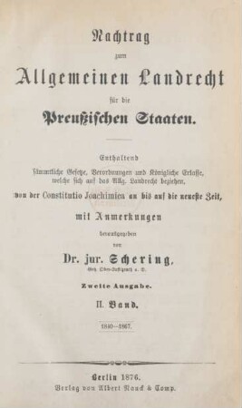 Bd. 6: 1840 - 1867