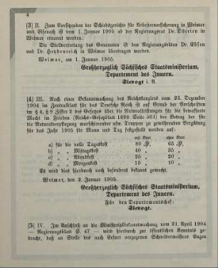 5. Ministerialbekanntmachung, betreffend Weschsel in den Mitgliedern der Handwerkskammer