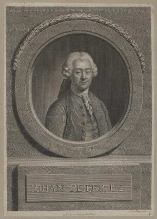 Bildnis des Iohann Peter Uz