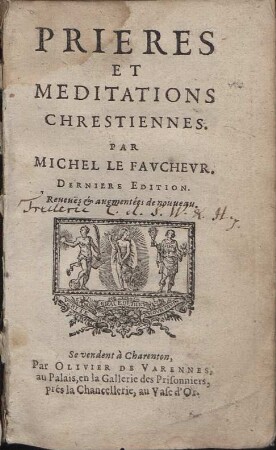 Prieres Et Meditations Chrestiennes