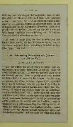 100. Unterwerfung Macedoniens und Illyriens (um 168 vor Chr.)